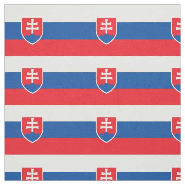 Slovakias flagga tyg (Provkarta)