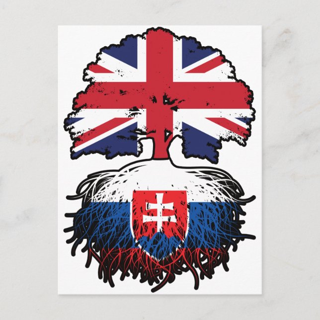 Slovakien, brittiskt Storbritannien, Storbritannie Vykort (Framsida)