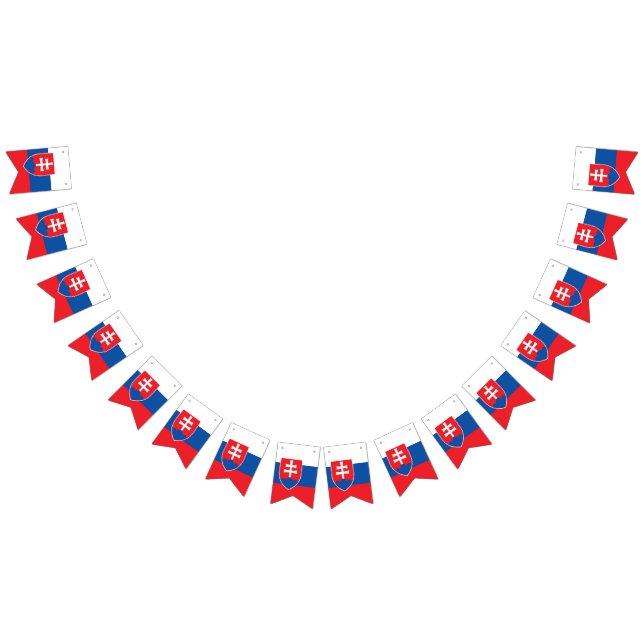 Slovakien flagga (Alla)