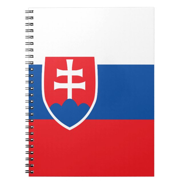 Slovakien flagga anteckningsbok (Framsidan)