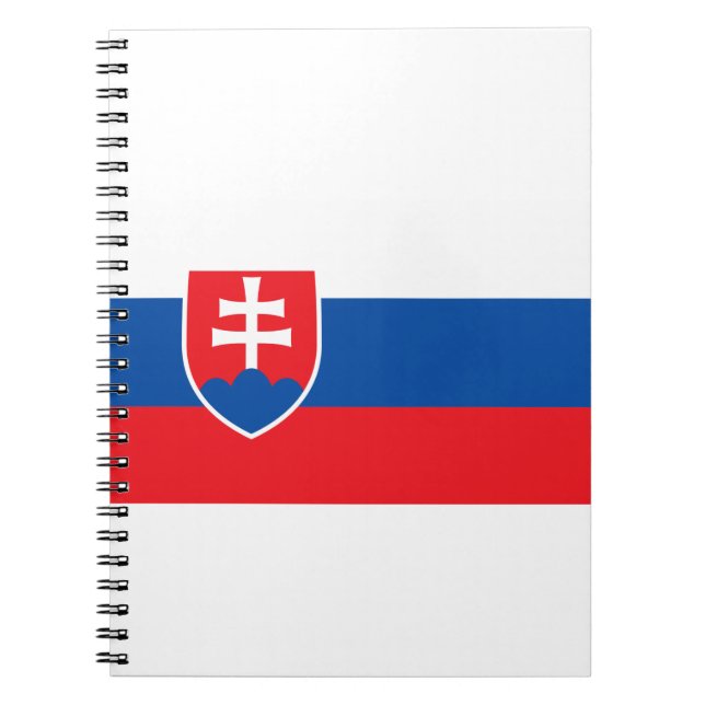 Slovakien Flagga Anteckningsbok (Framsidan)