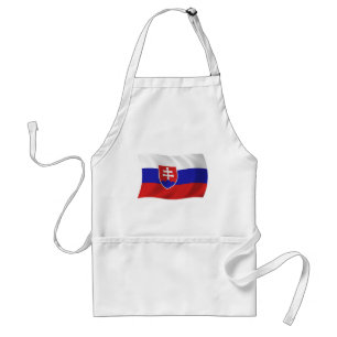 Slovakien Flagga Apron Förkläde