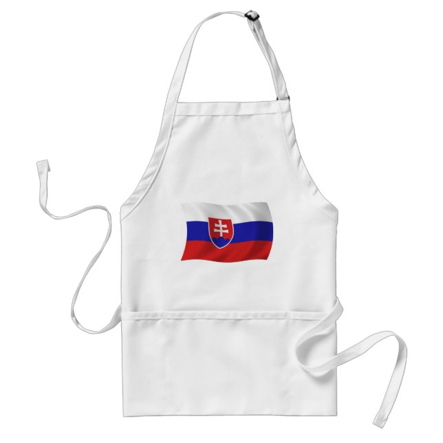 Slovakien Flagga Apron Förkläde (Framsidan)