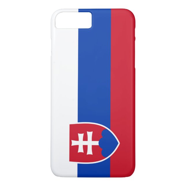 Slovakien flagga Case-Mate iPhone skal (Baksida)