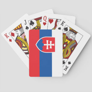 Slovakien Flagga Casinokort