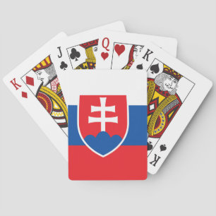 Slovakien Flagga Casinokort
