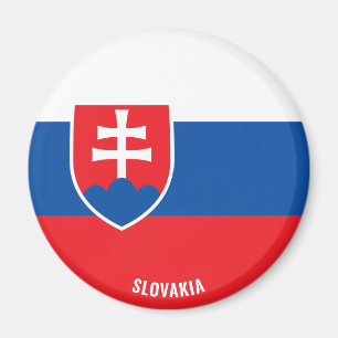 Slovakien Flagga Charming Patriotic Magnet