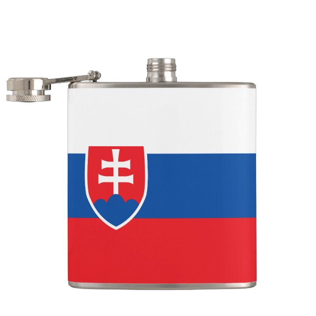 Slovakien flagga fickplunta (Öppnad)