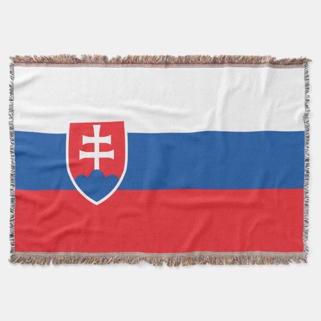 Slovakien flagga filt (Framsidan)