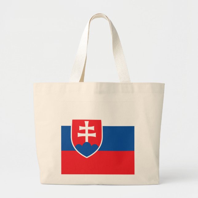 Slovakien Flagga Jumbo Tygkasse (Framsidan)