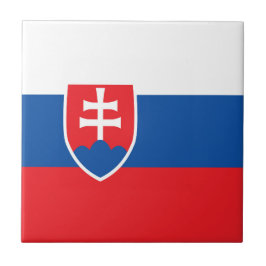 Slovakien flagga kakelplatta