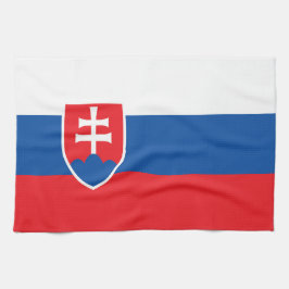 Slovakien flagga kökshandduk