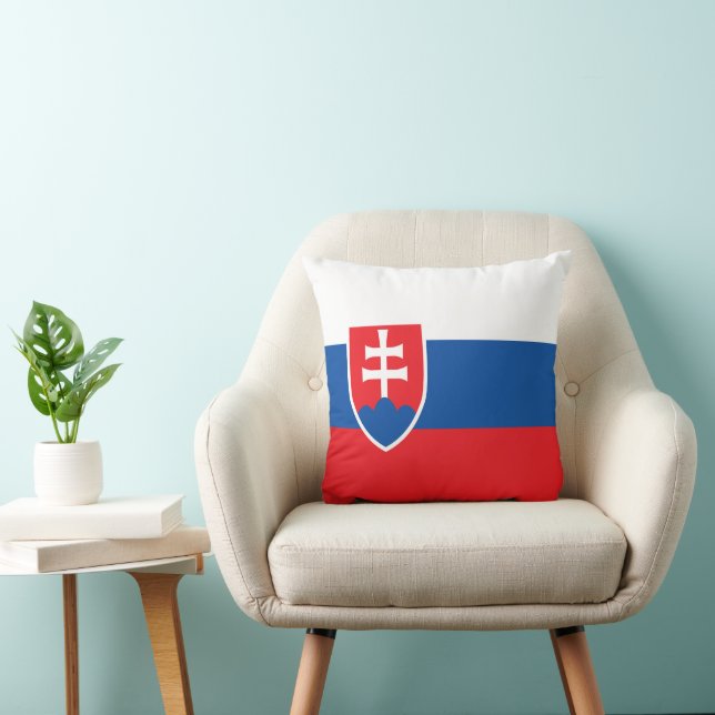 Slovakien flagga kudde (Stol)