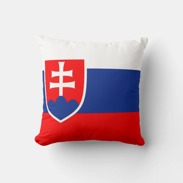 Slovakien flagga kudde (Framsida)