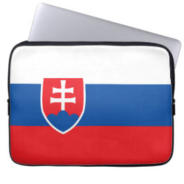 Slovakien flagga laptop fodral