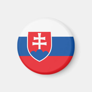 Slovakien Flagga Magnet