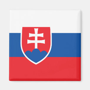 Slovakien Flagga Magnet