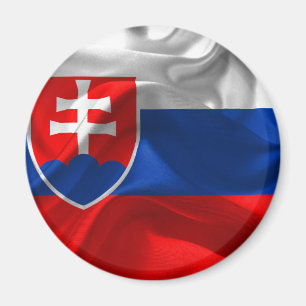 Slovakien flagga magnet