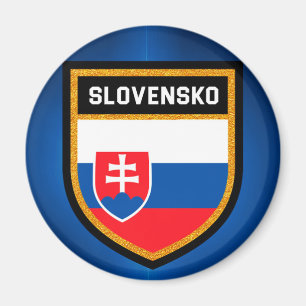 Slovakien flagga magnet