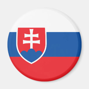 Slovakien Flagga Magnet