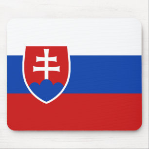 Slovakien flagga Mousepad Musmatta