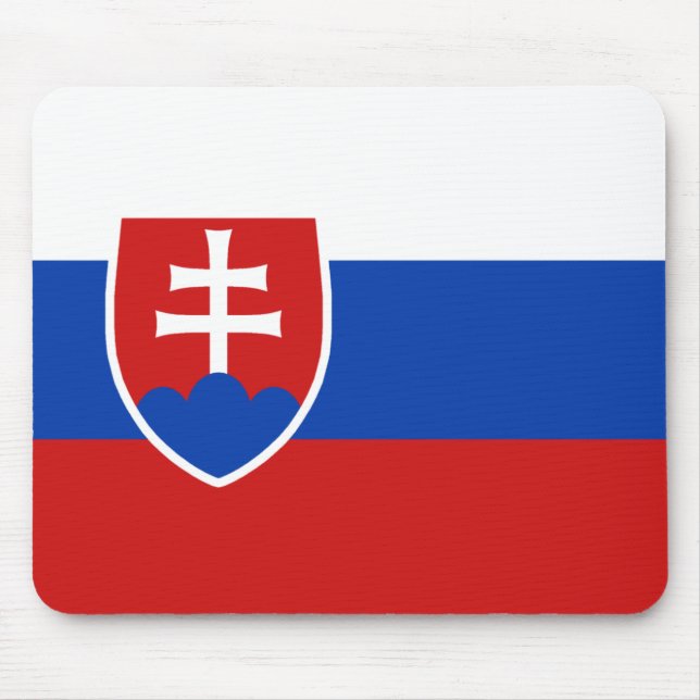 Slovakien flagga Mousepad Musmatta (Framsidan)
