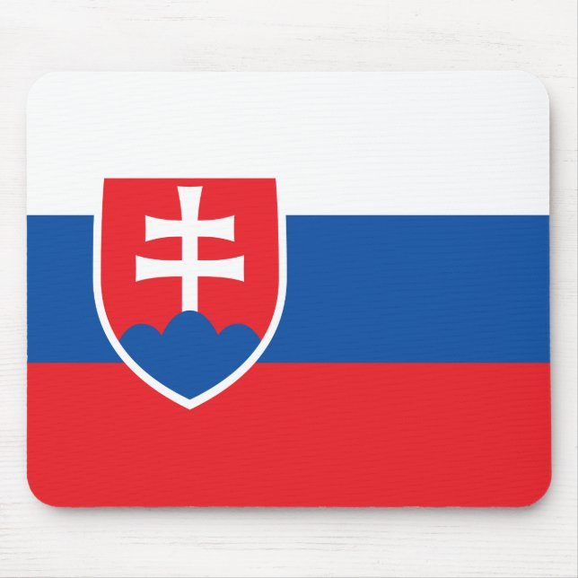Slovakien Flagga Musmatta (Framsidan)