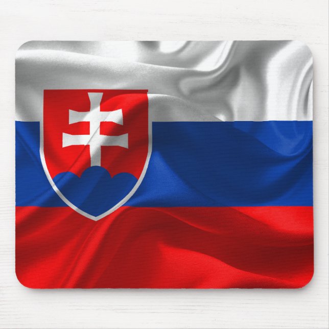Slovakien flagga musmatta (Framsidan)