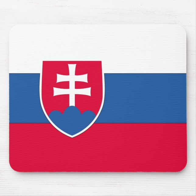 Slovakien Flagga Musmatta (Framsidan)