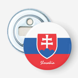 Slovakien Flagga och Slovakien party/sportdrycker Flasköppnare