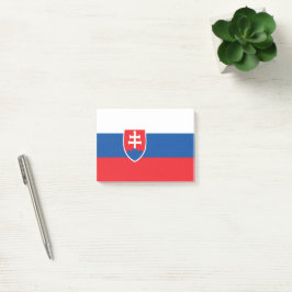 Slovakien flagga post-it block