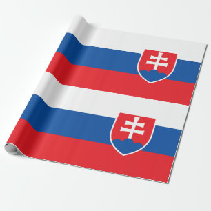 Slovakien Flagga Presentpapper