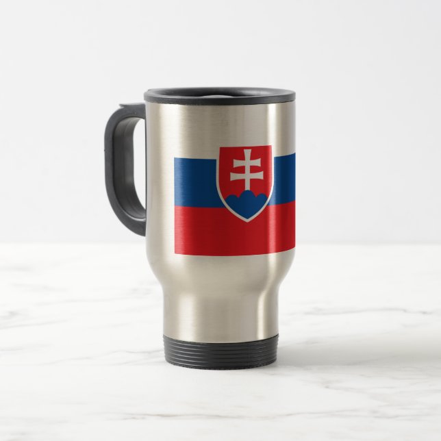 Slovakien flagga resemugg (Framsida vänster)