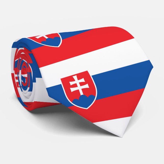Slovakien Flagga Slips (Rullad)