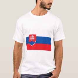 Slovakien Flagga T Shirt