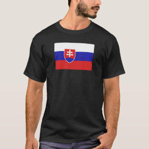 Slovakien Flagga Tee Shirt