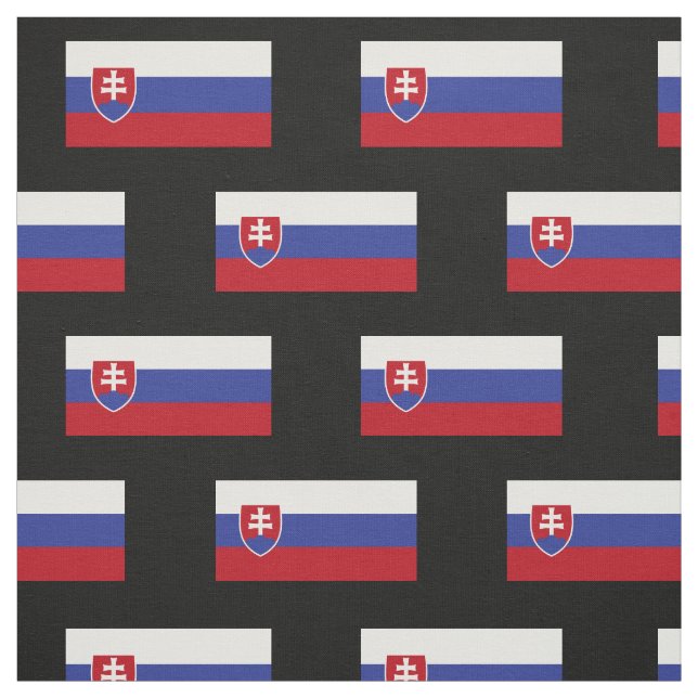 Slovakien flagga tyg (Provkarta)