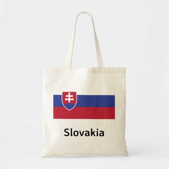 Slovakien Flagga Tygkasse (Framsidan)