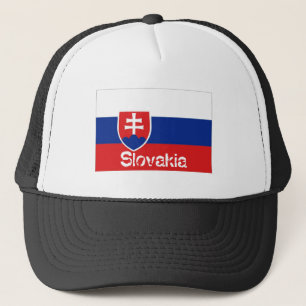 Slovakien flaggahatt truckerkeps