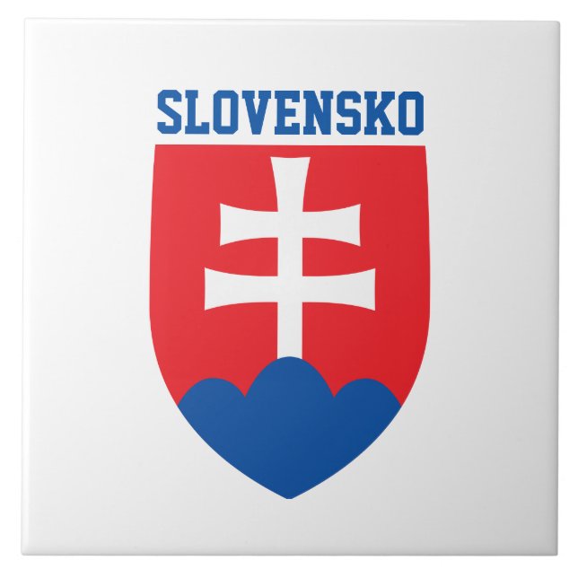 Slovakien jackar arm kakelplatta (Framsidan)