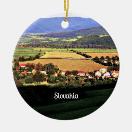 Slovakien Julgransprydnad Keramik