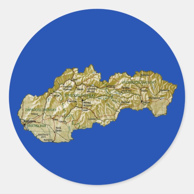 Slovakien Klistermärke (Framsida)