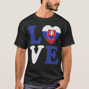Slovakien Loveeart T Shirt