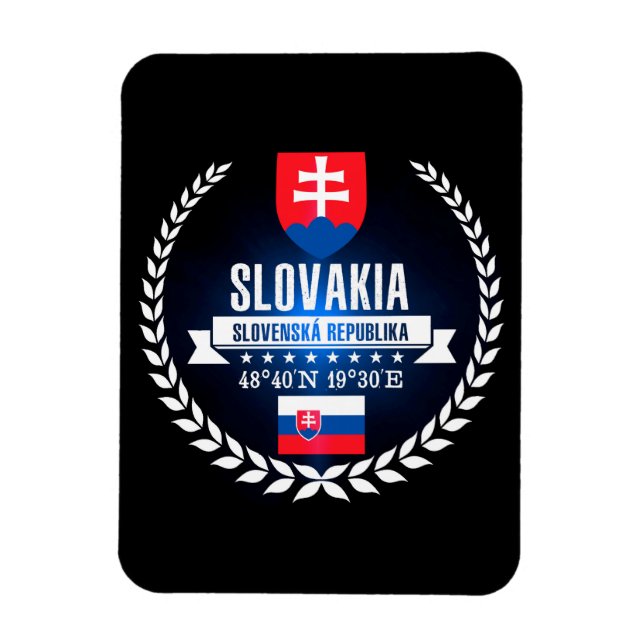 Slovakien Magnet (Vertikal)
