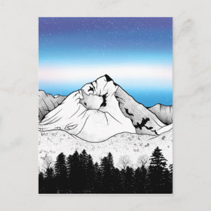 Slovakien Mountain Vykort