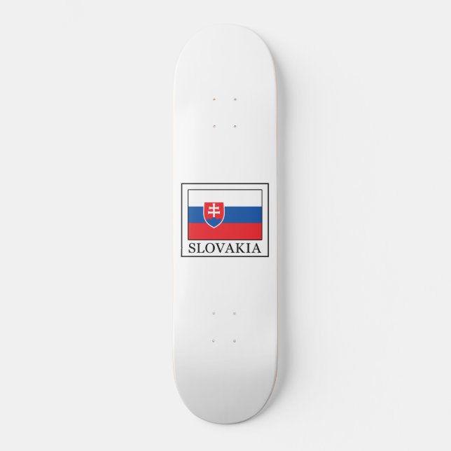 Slovakien Old School Skateboard Bräda 18 Cm (Framsida)