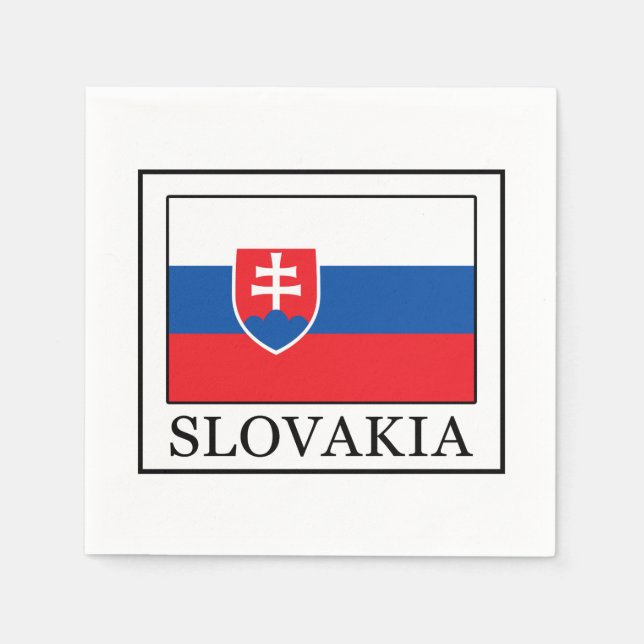 Slovakien Pappersservett (Framsidan)