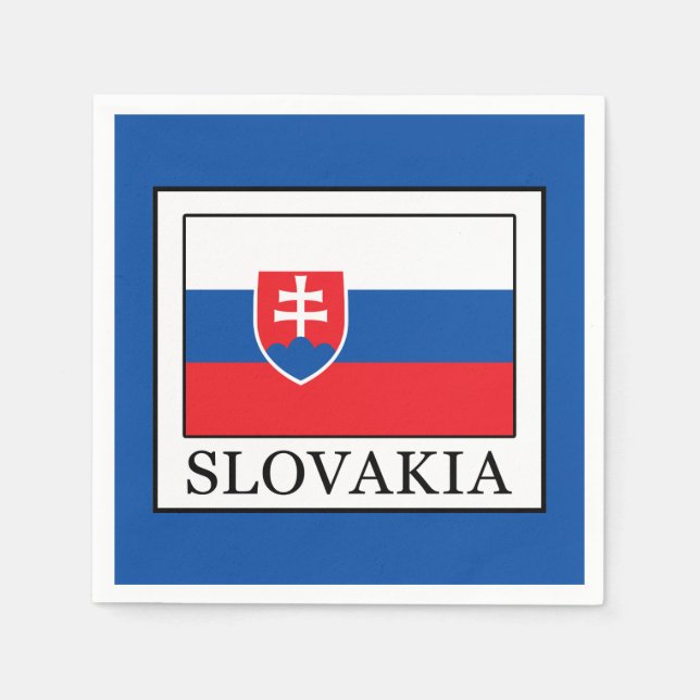 Slovakien Pappersservett (Framsidan)