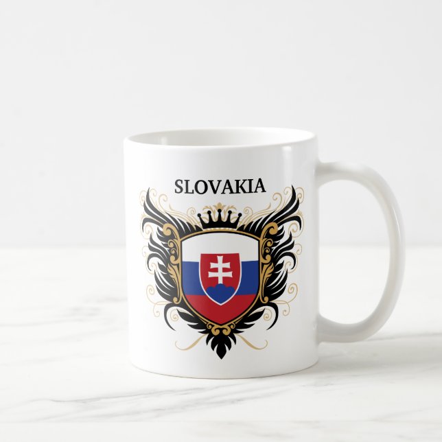 Slovakien [personifiera], kaffemugg (Höger)