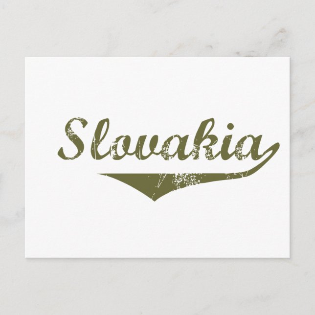 Slovakien Revolution Stil Vykort (Framsida)